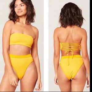 NWT L*Space Beach Wave Bikini Bathing Suit Top
